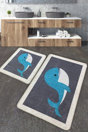 Mijölnir Juego de alfombras de baño Delfino Multicolor